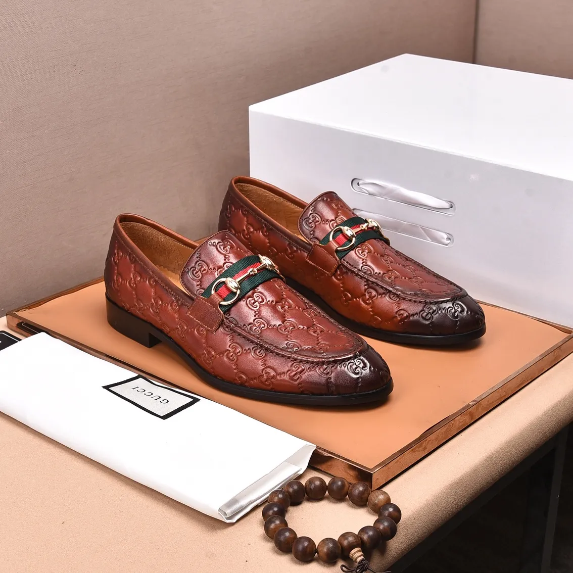 Men's shoes💰540📛📛Original (water-dyed cowhide) Gucci GUCCI official website formal shoes🌀 Italian🇮🇹imported cowhide➕top imported water-dyed cowhide lining💋Finely handmade original bottom, the real thing looks better when photographed in person Standard size 38-44